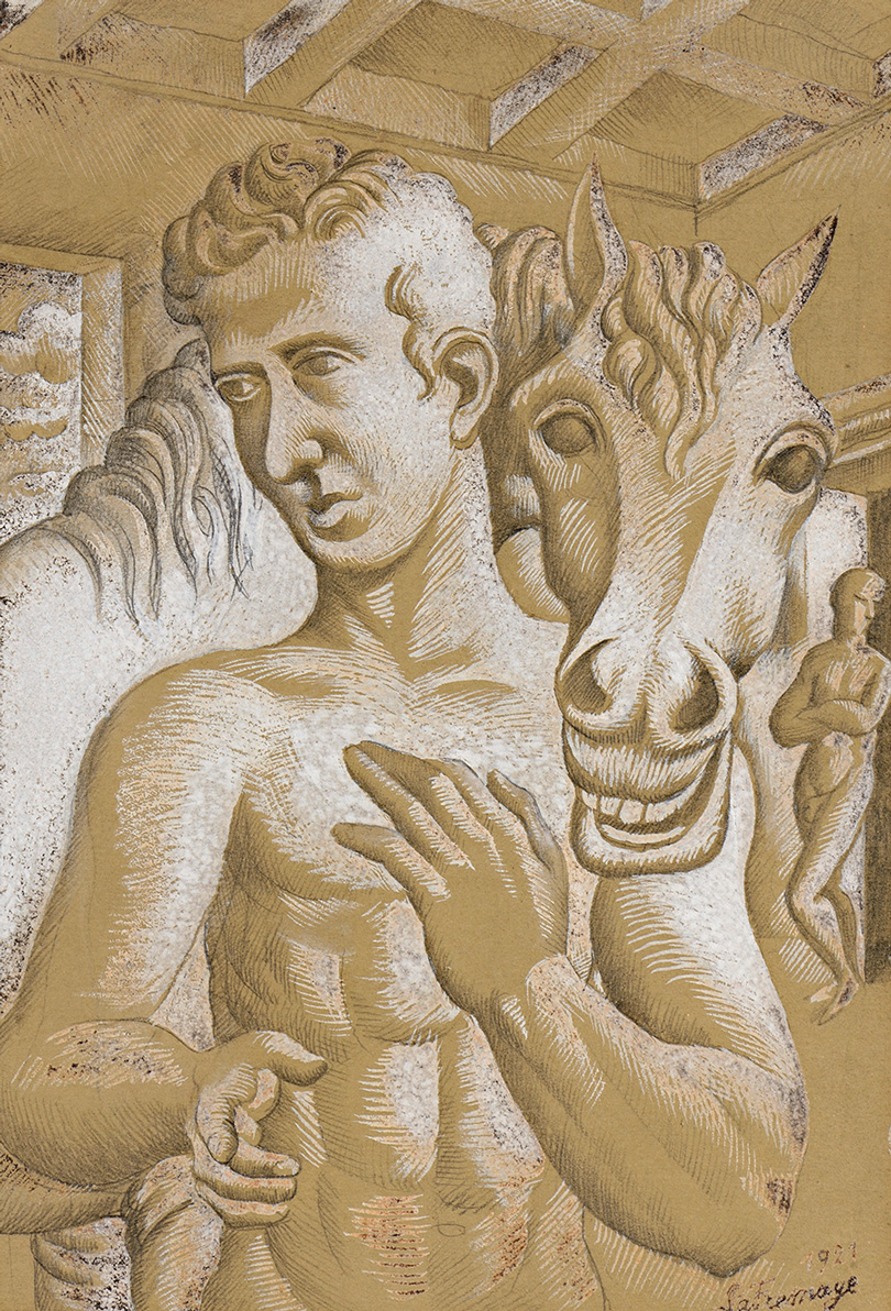 Image de l'oeuvre Cheval et Palefrenier