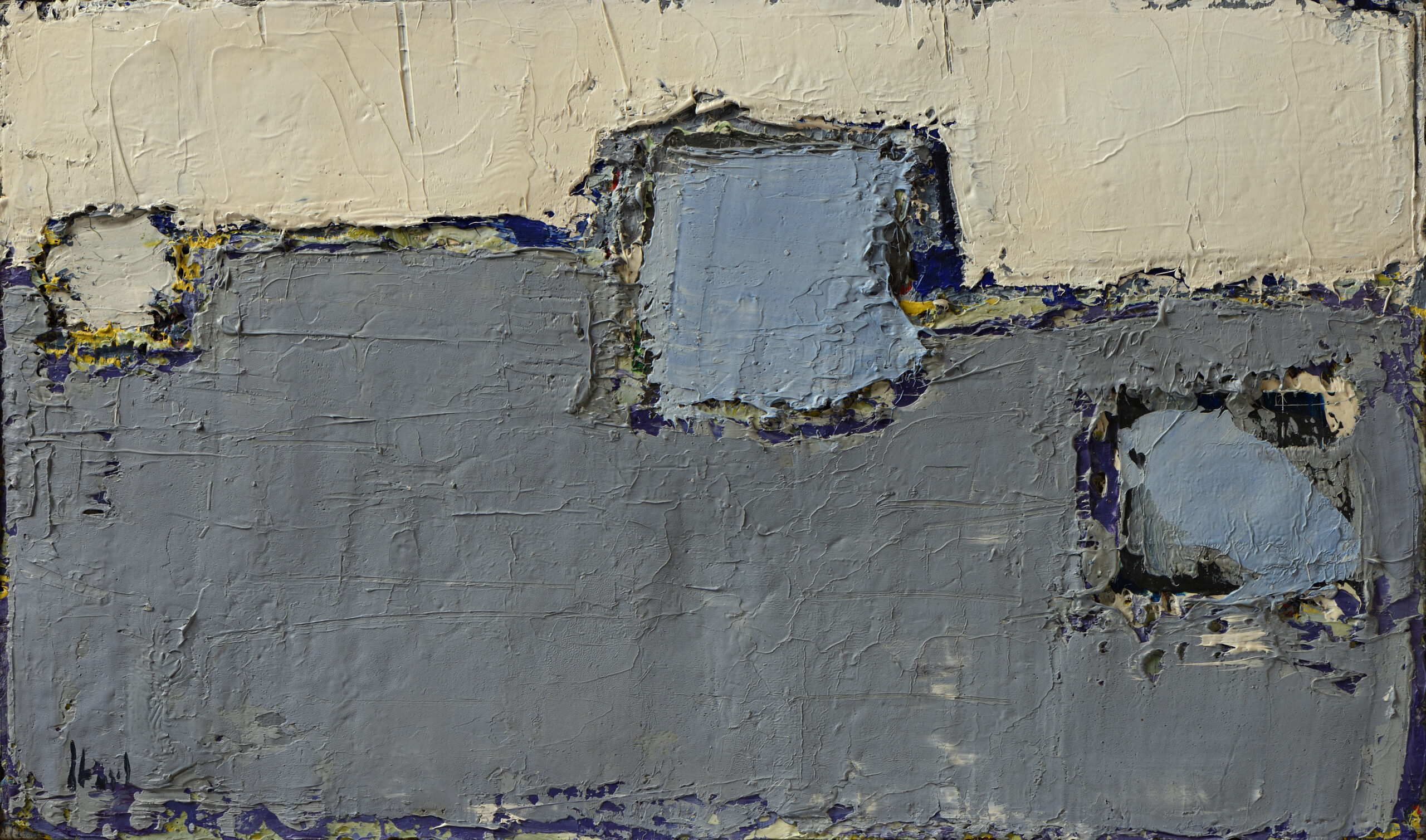 Image de l'oeuvre Privé : Trois pommes en gris