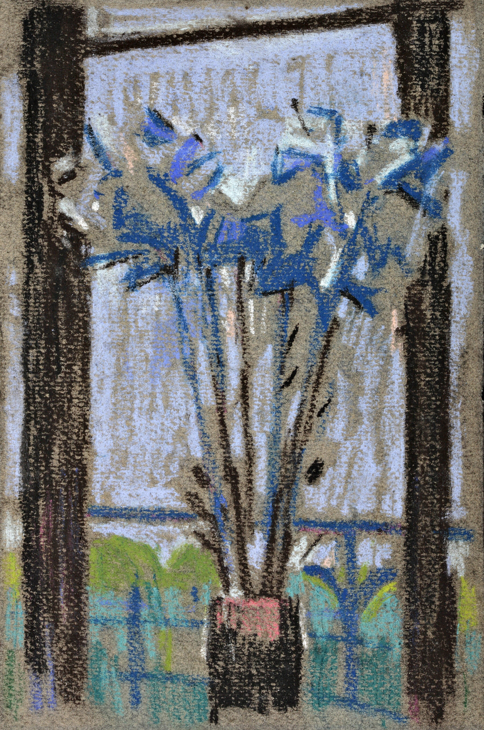 Image de l'oeuvre Vase de fleurs devant la fenêtre