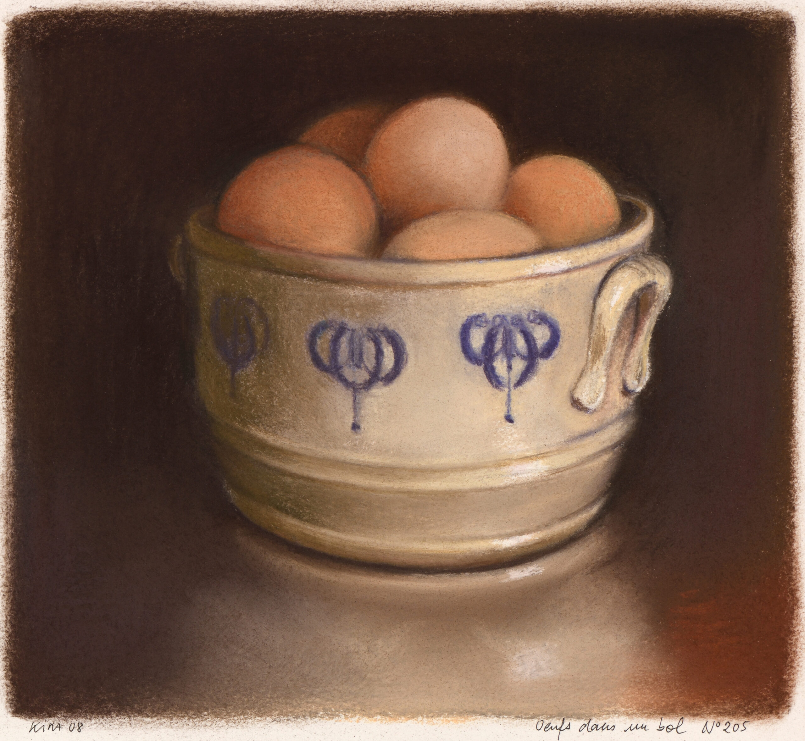 Image de l'oeuvre Oeufs dans un bol